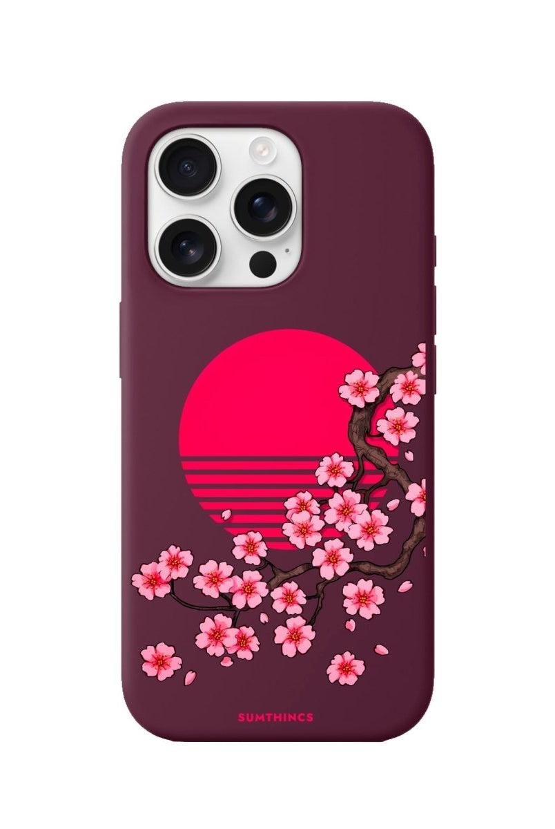 iPhone 16 Pro Cherry Blossom Dawn Premium Telefon Kılıfı - SUMTHINCS