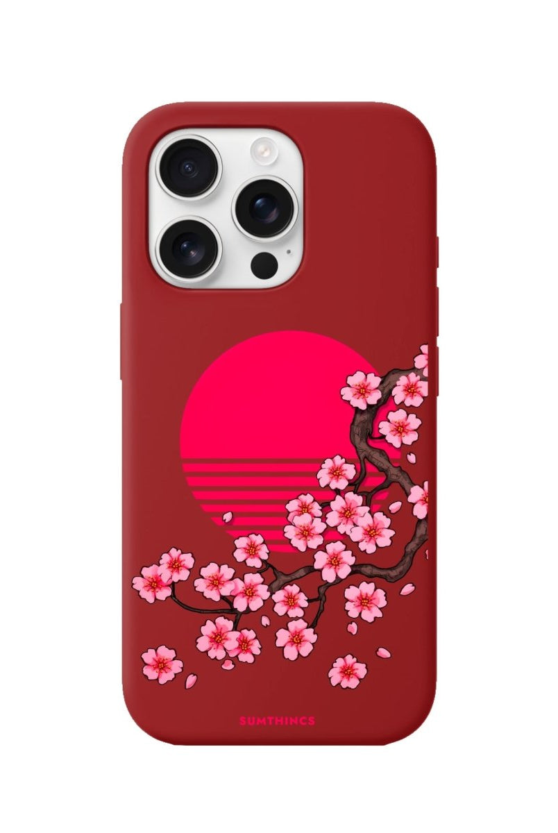 iPhone 16 Pro Cherry Blossom Dawn Premium Telefon Kılıfı - SUMTHINCS
