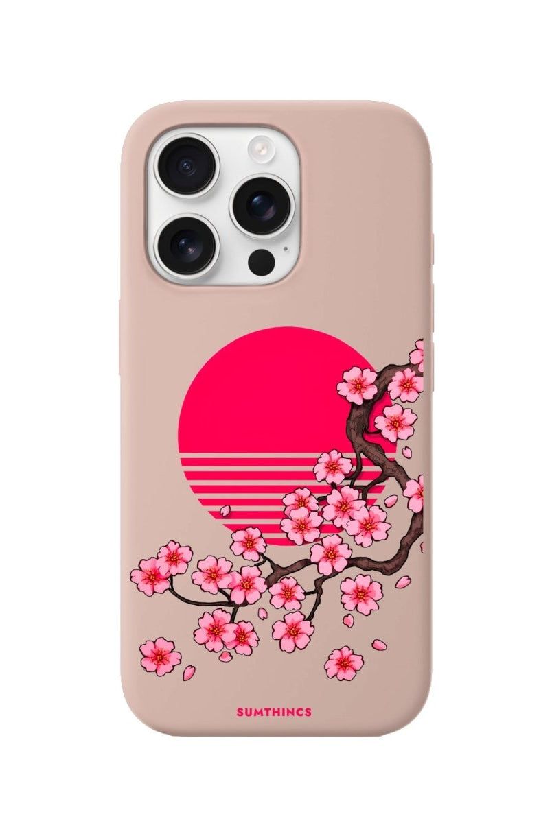 iPhone 16 Pro Cherry Blossom Dawn Premium Telefon Kılıfı - SUMTHINCS