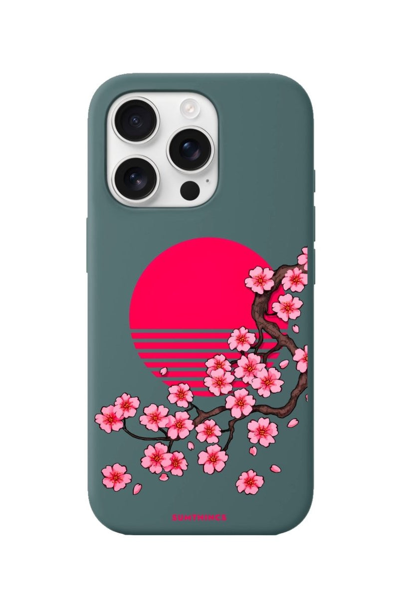 iPhone 16 Pro Cherry Blossom Dawn Premium Telefon Kılıfı - SUMTHINCS