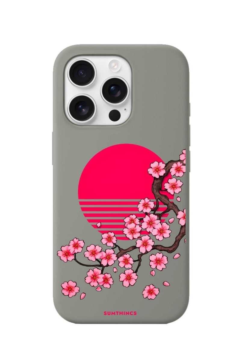 iPhone 16 Pro Cherry Blossom Dawn Premium Telefon Kılıfı - SUMTHINCS