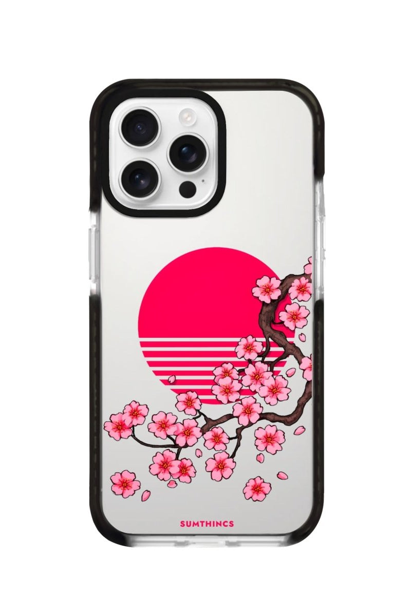 iPhone 16 Pro Cherry Blossom Dawn Procase Şeffaf Telefon Kılıfı - SUMTHINCS