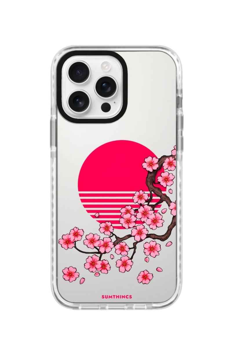 iPhone 16 Pro Cherry Blossom Dawn Procase Şeffaf Telefon Kılıfı - SUMTHINCS