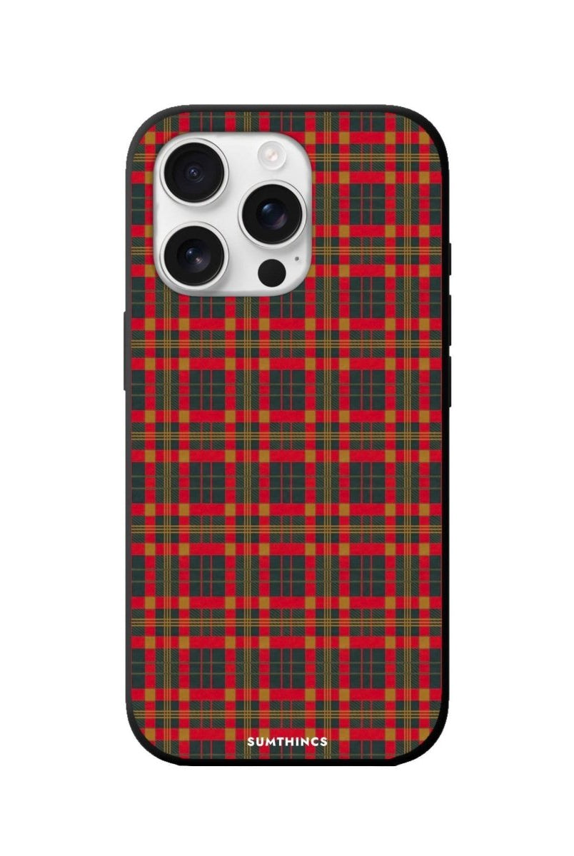 iPhone 16 Pro Christmas Plaid Premium Telefon Kılıfı - SUMTHINCS