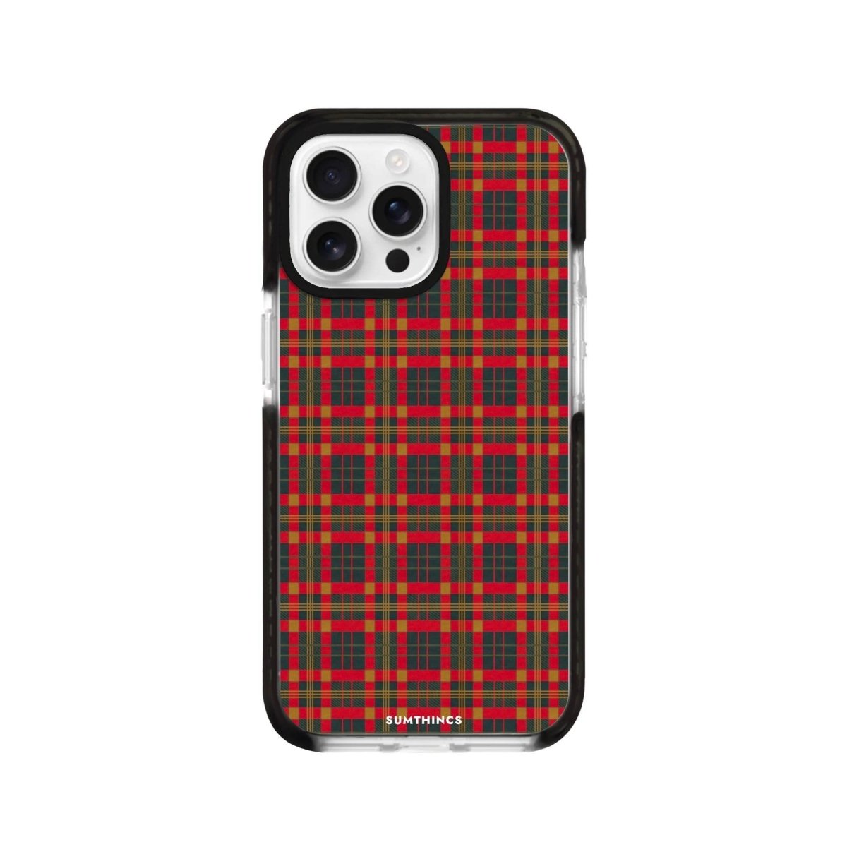 iPhone 16 Pro Christmas Plaid Procase Şeffaf Telefon Kılıfı - SUMTHINCS