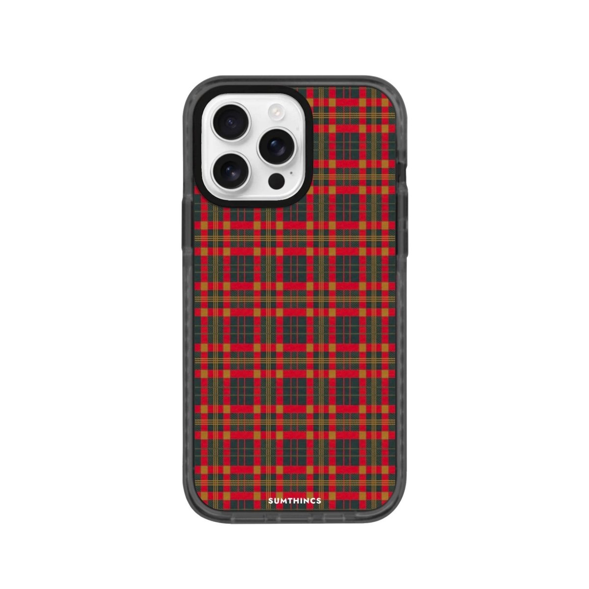 iPhone 16 Pro Christmas Plaid Procase Şeffaf Telefon Kılıfı - SUMTHINCS