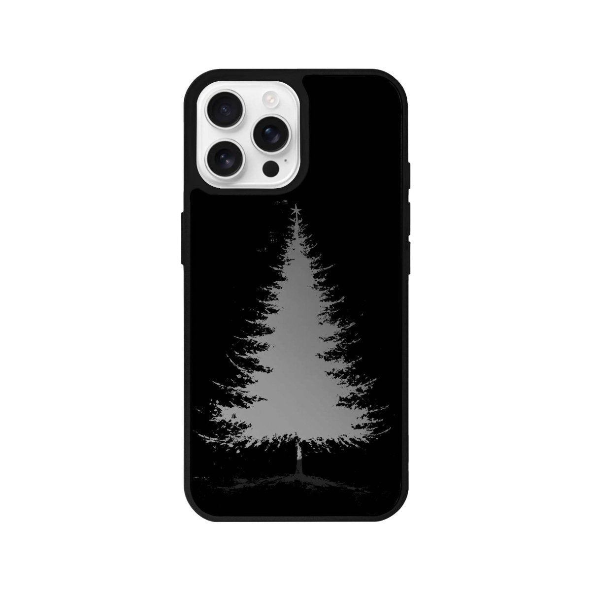 iPhone 16 Pro Christmas Tree Mirror Aynalı Telefon Kılıfı Antrasit - SUMTHINCS