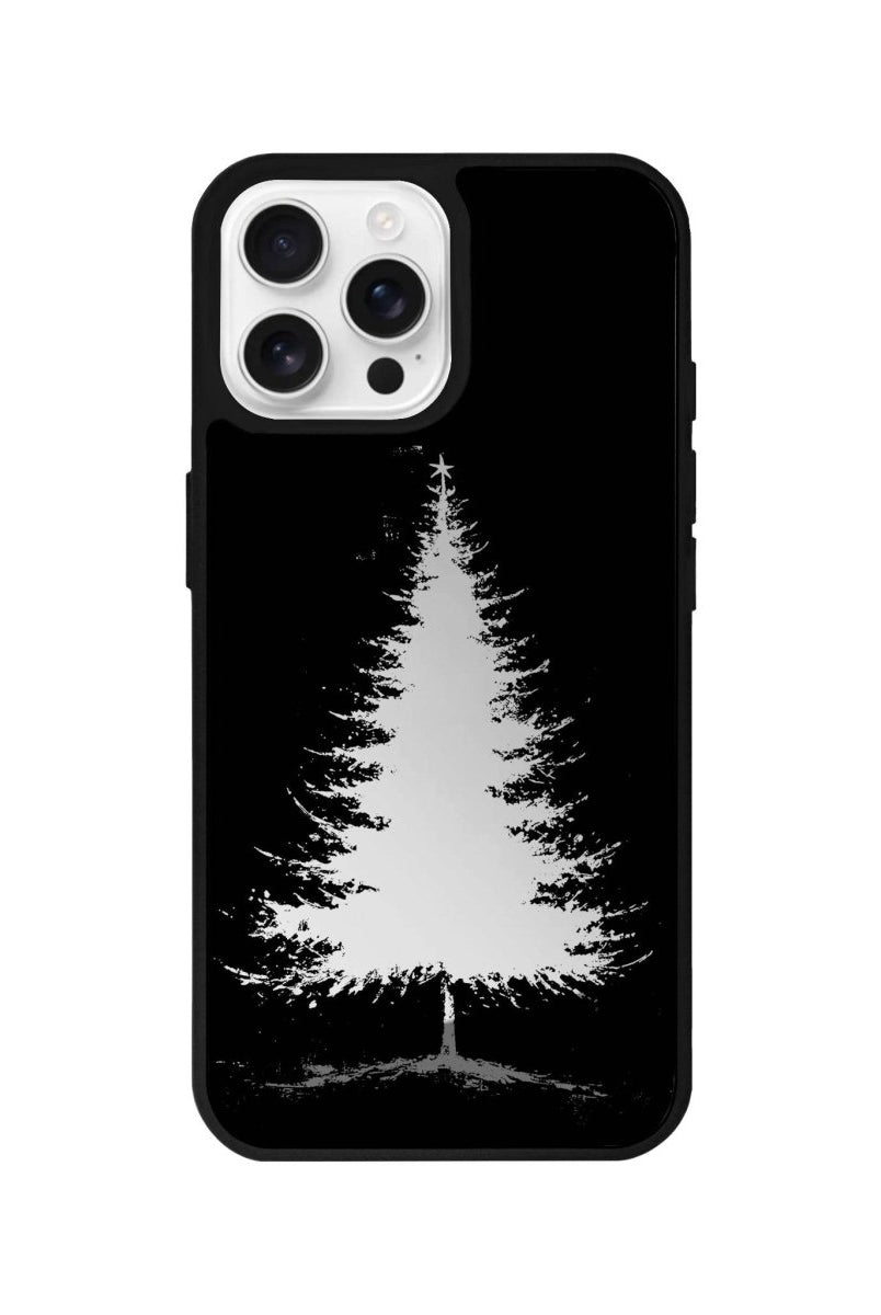 iPhone 16 Pro Christmas Tree Mirror Aynalı Telefon Kılıfı Gümüş - SUMTHINCS