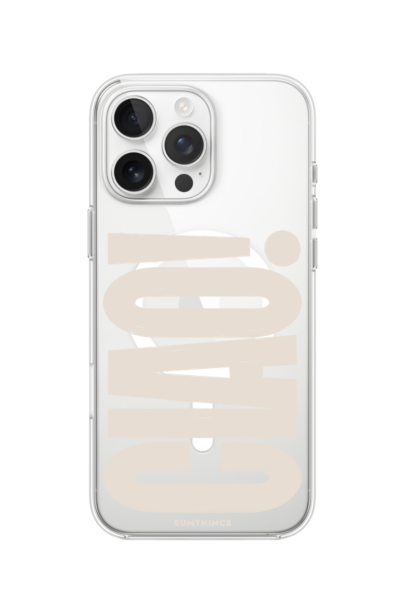 iPhone 16 Pro Ciao Clear Magsafe Şeffaf Telefon Kılıfı - SUMTHINCS