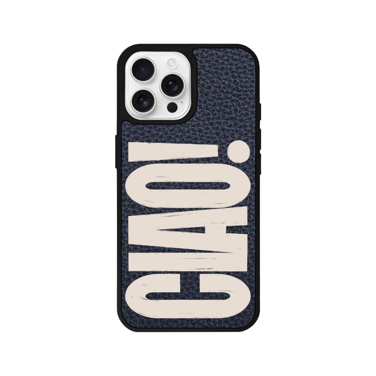 iPhone 16 Pro CIAO! Leather Vegan Deri Telefon Kılıfı Pasifik Mavi - SUMTHINCS