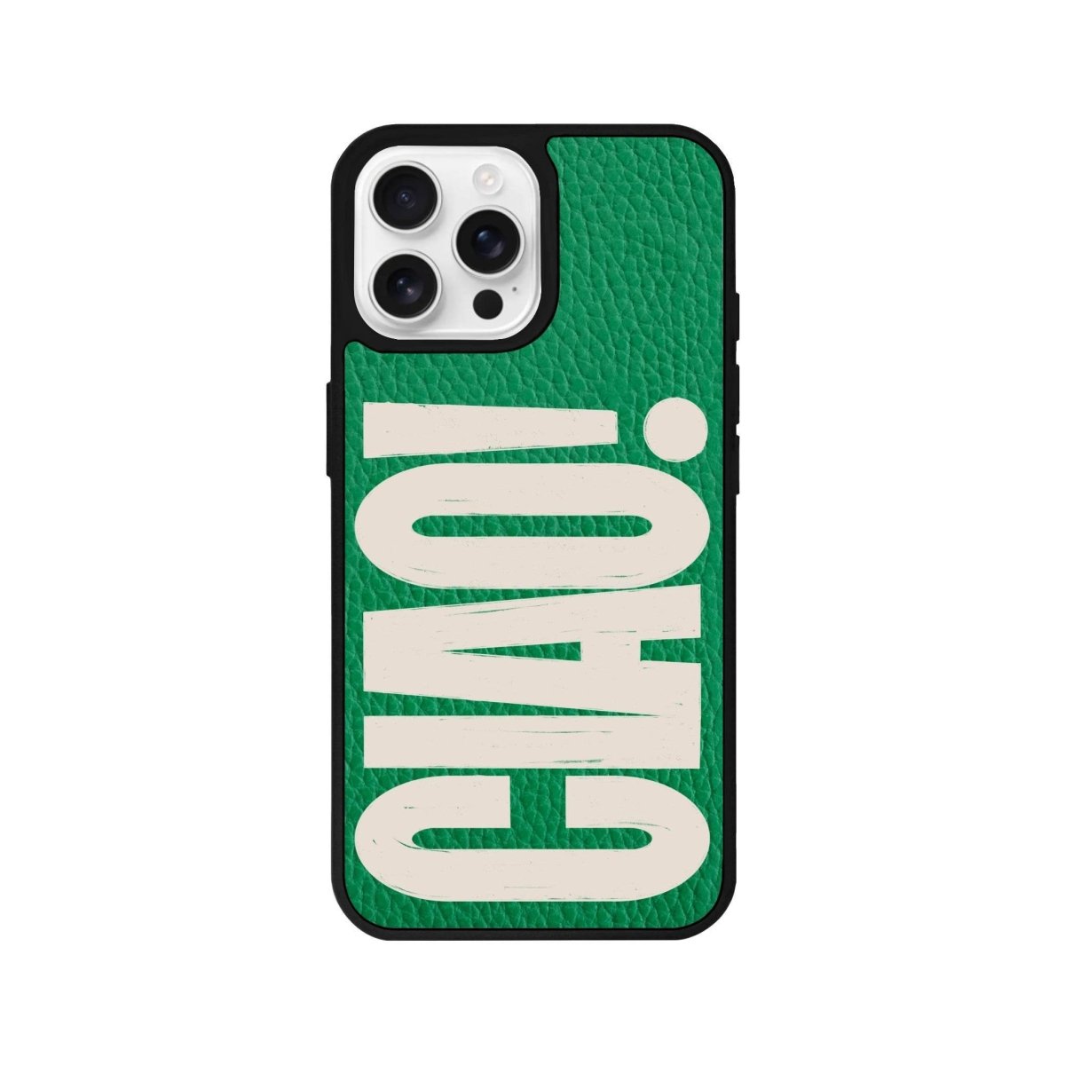 iPhone 16 Pro CIAO! Leather Vegan Deri Telefon Kılıfı Yeşil - SUMTHINCS