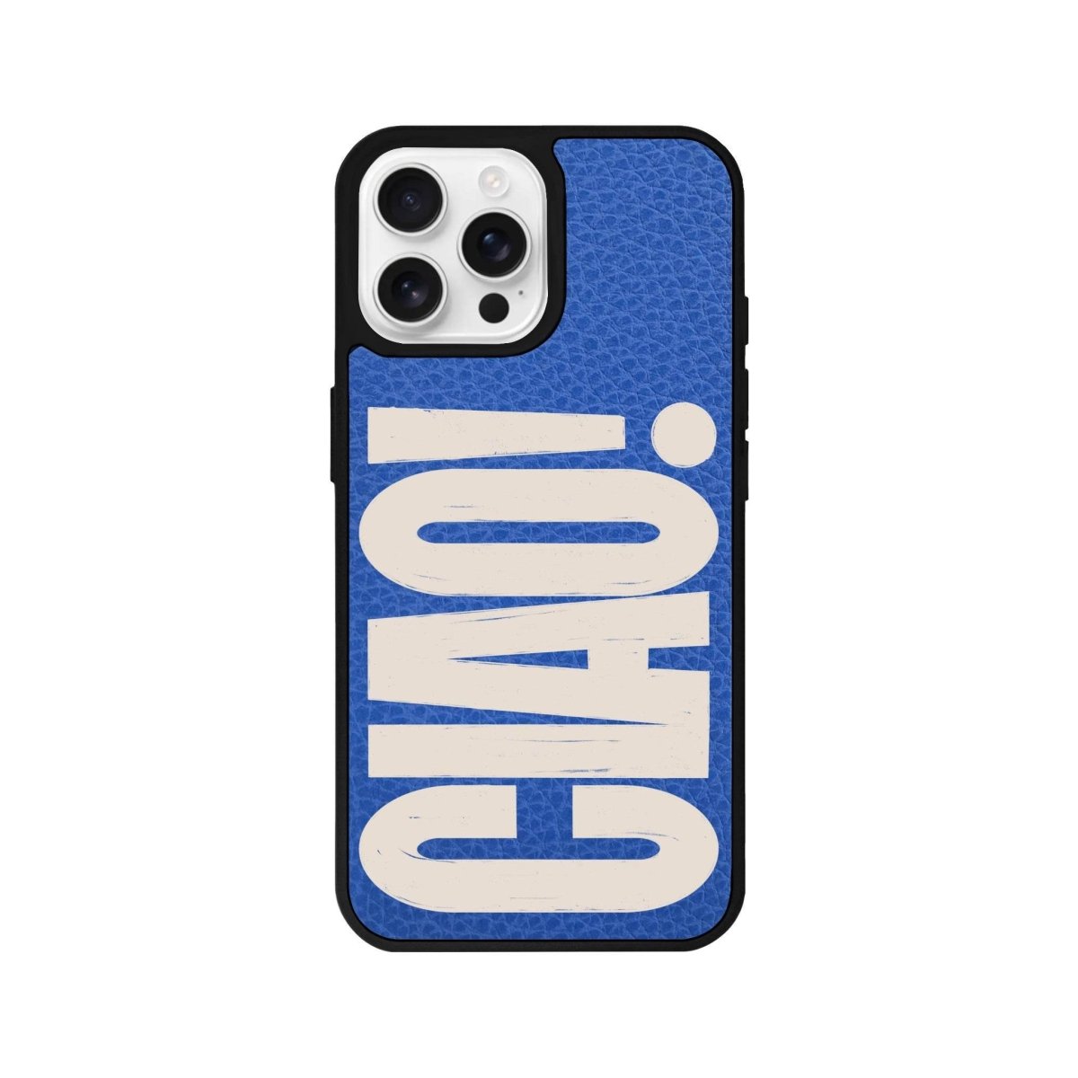 iPhone 16 Pro CIAO! Leather Vegan Deri Telefon Kılıfı Mavi - SUMTHINCS