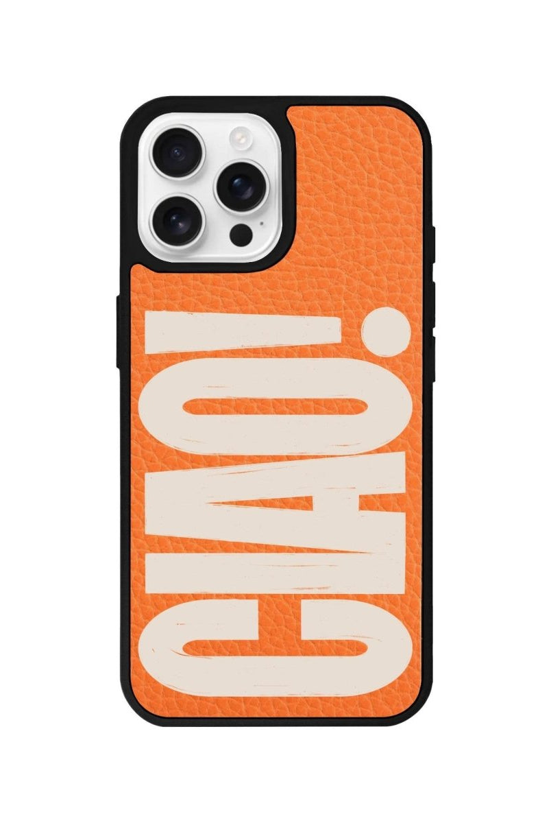 iPhone 16 Pro CIAO! Leather Vegan Deri Telefon Kılıfı - SUMTHINCS