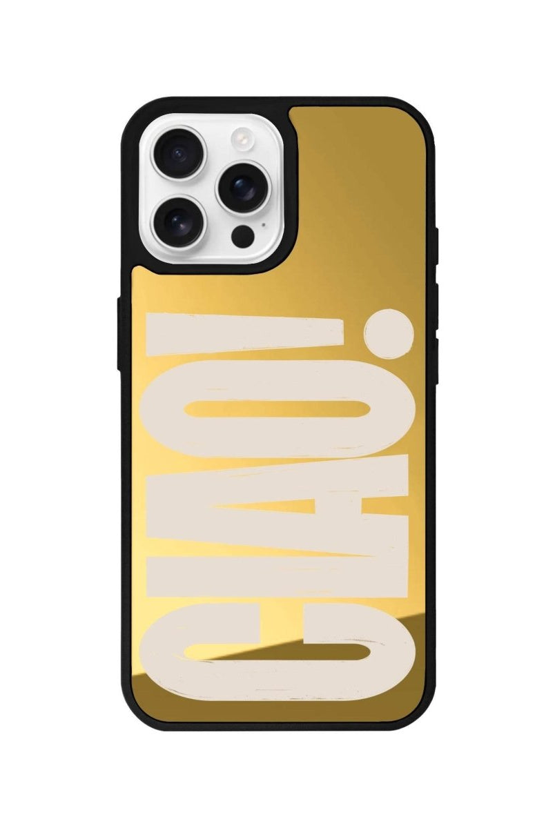 iPhone 16 Pro CIAO! Mirror Aynalı Telefon Kılıfı Altın - SUMTHINCS