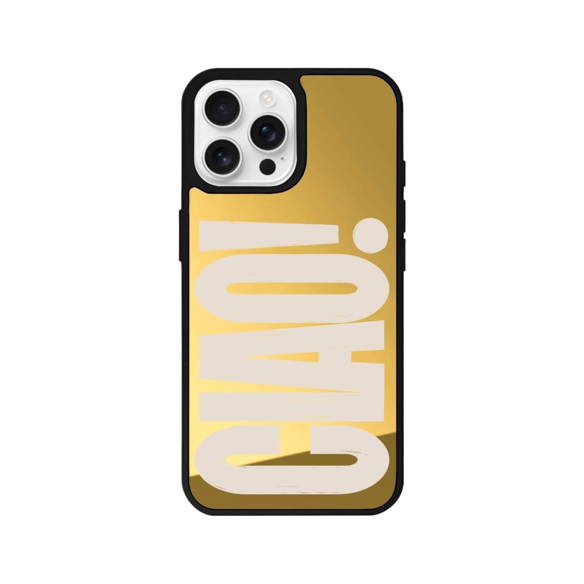 iPhone 16 Pro CIAO! Mirror Aynalı Telefon Kılıfı Altın - SUMTHINCS