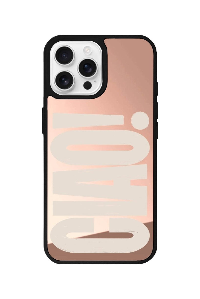 iPhone 16 Pro CIAO! Mirror Aynalı Telefon Kılıfı Metalik Pembe - SUMTHINCS
