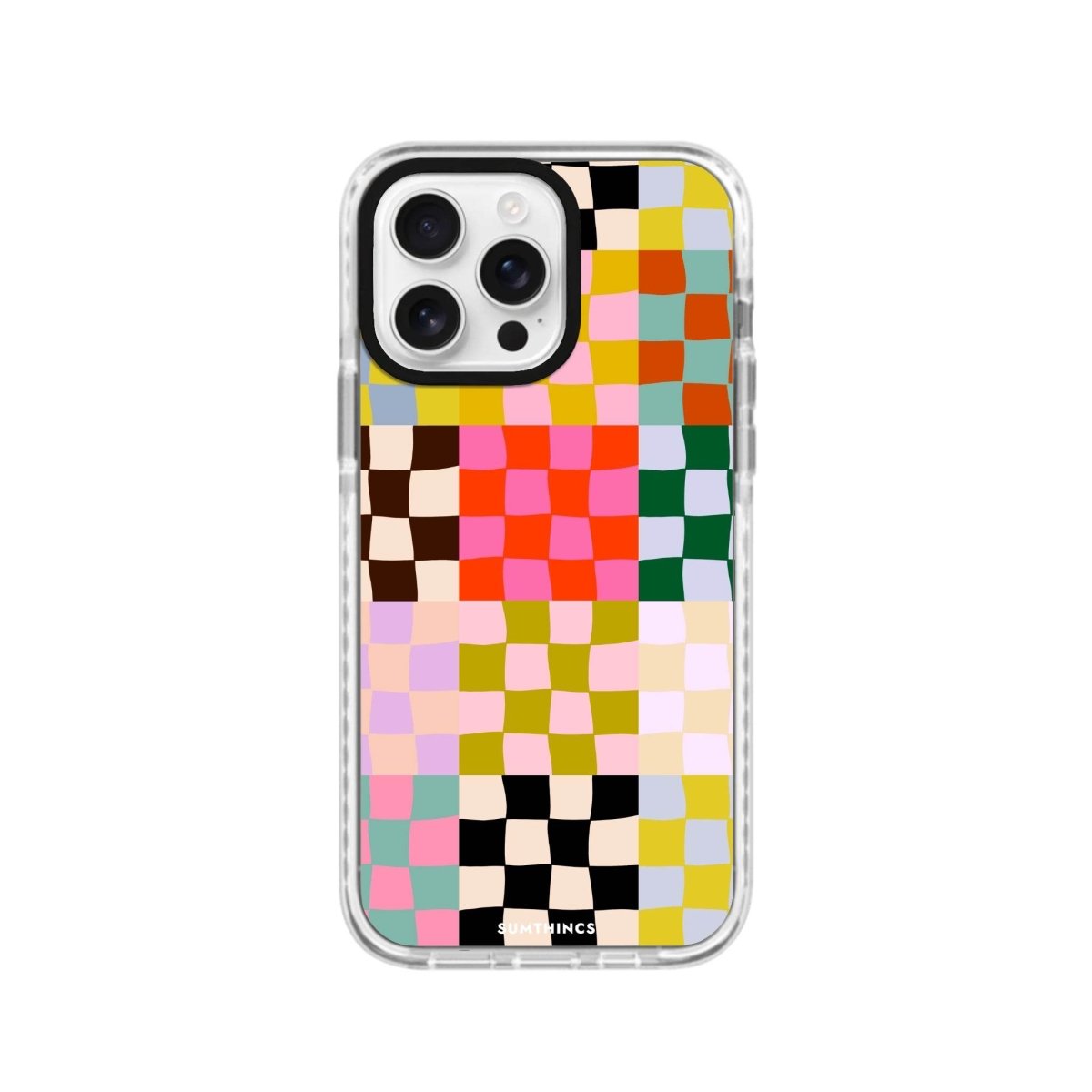 iPhone 16 Pro Confetti Procase Şeffaf Telefon Kılıfı - SUMTHINCS