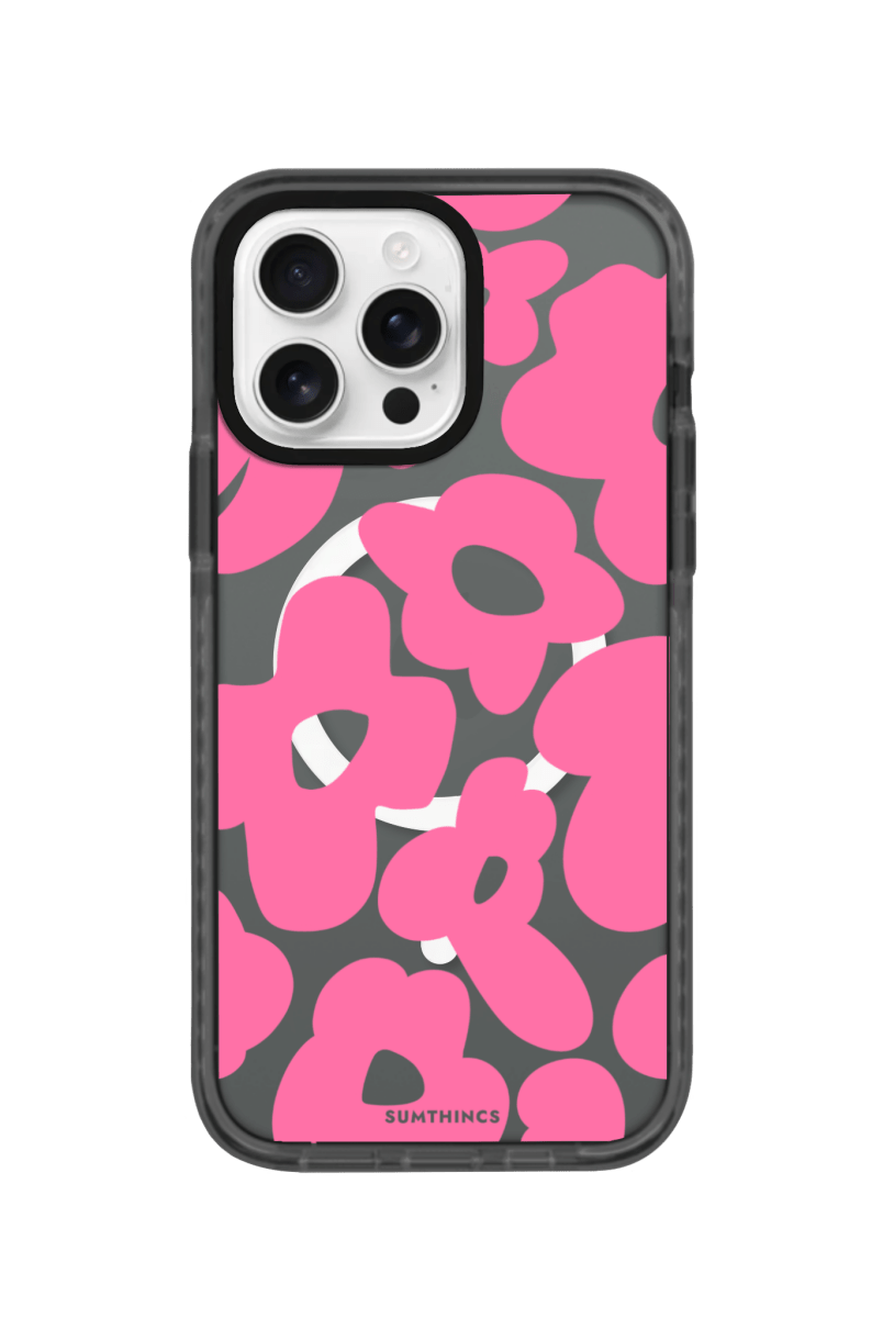 iPhone 16 Pro Daisy Pop Magsafe Procase Telefon Kılıfı Antrasit - SUMTHINCS