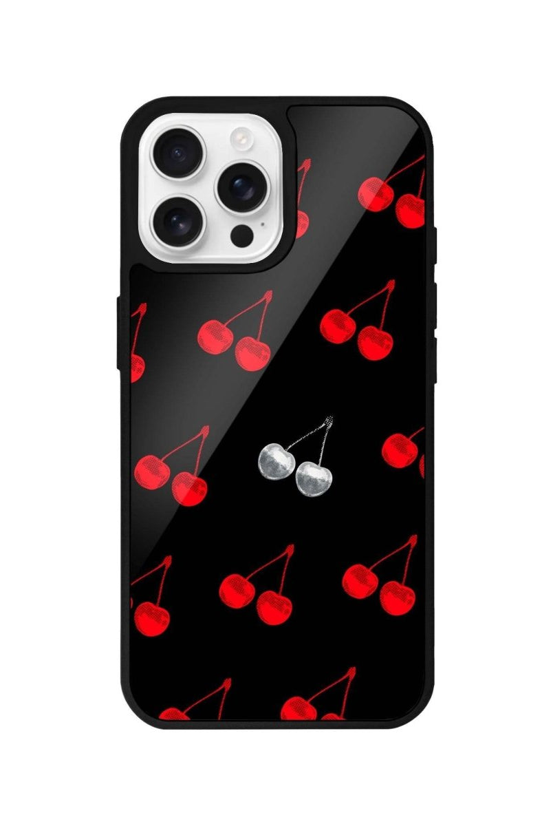 iPhone 16 Pro Disco Cherry Glossy Cam Telefon Kılıfı - SUMTHINCS
