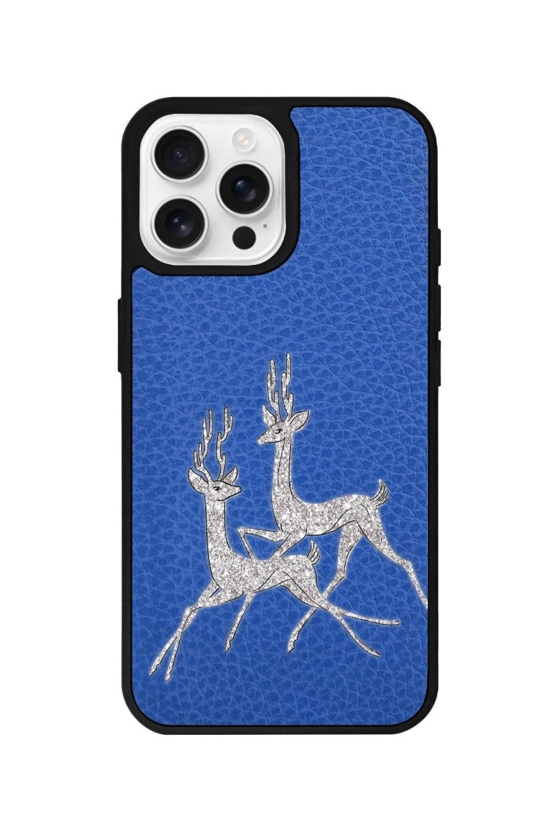 iPhone 16 Pro Disco Deers Leather Vegan Deri Telefon Kılıfı - SUMTHINCS