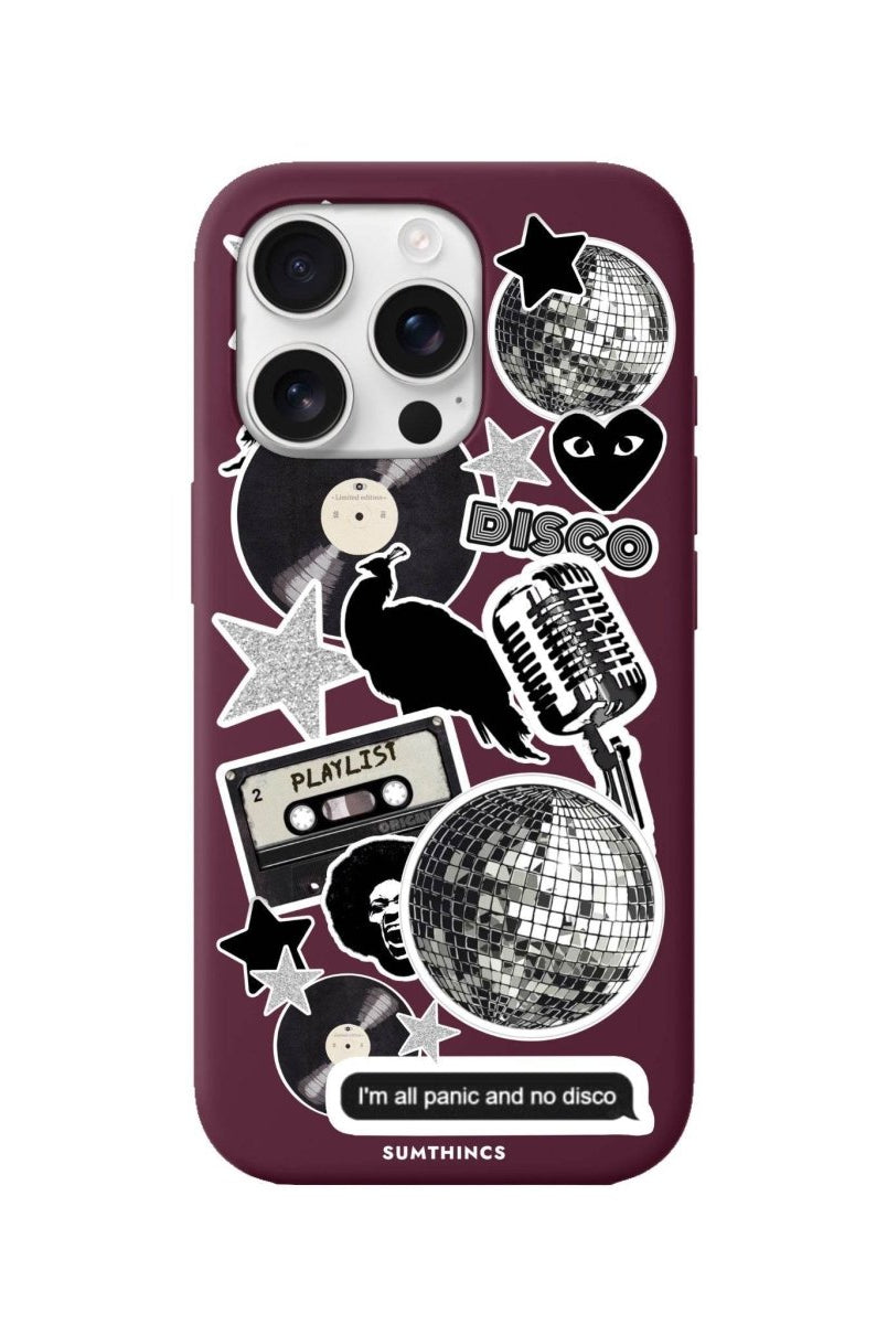 iPhone 16 Pro Disco Stickers Premium Telefon Kılıfı - SUMTHINCS