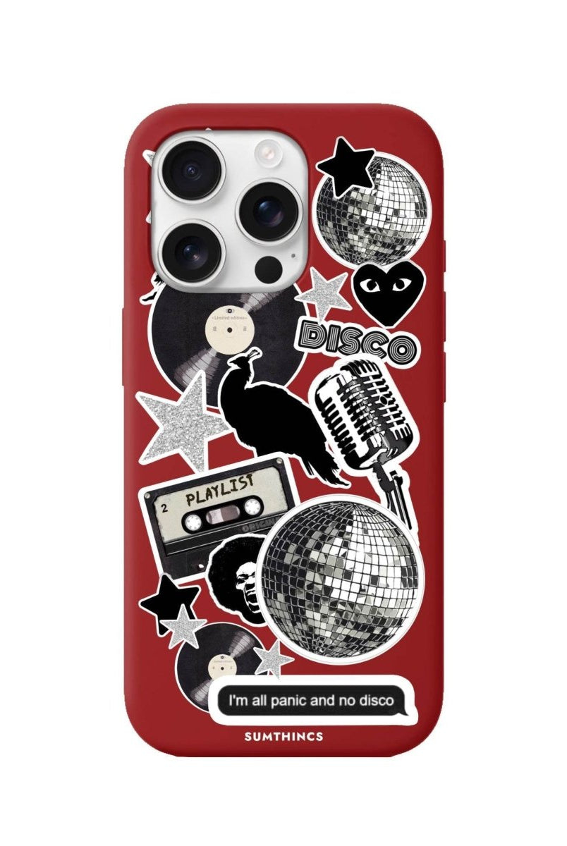 iPhone 16 Pro Disco Stickers Premium Telefon Kılıfı - SUMTHINCS