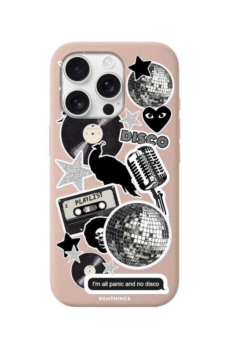 iPhone 16 Pro Disco Stickers Premium Telefon Kılıfı - SUMTHINCS