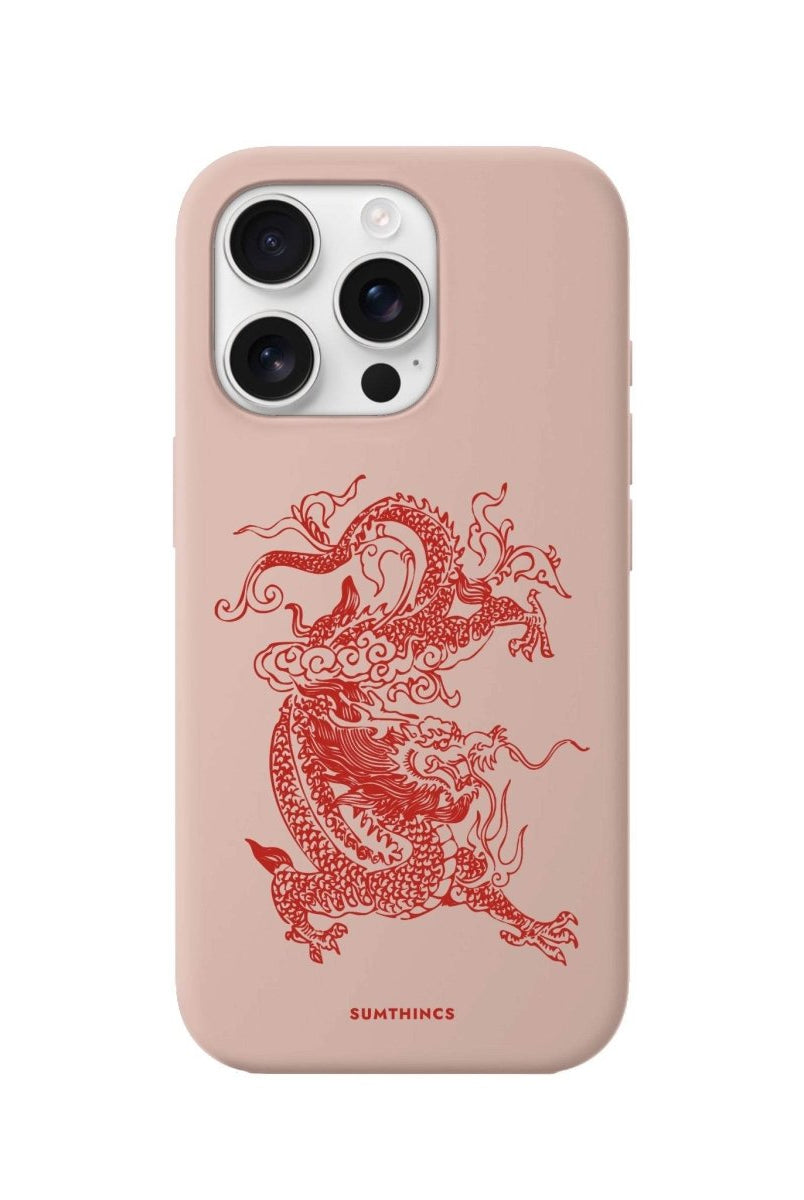 iPhone 16 Pro Dragon Premium Telefon Kılıfı Bej - SUMTHINCS