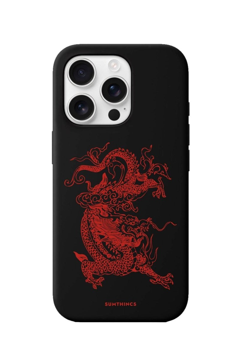 iPhone 16 Pro Dragon Premium Telefon Kılıfı Siyah - SUMTHINCS