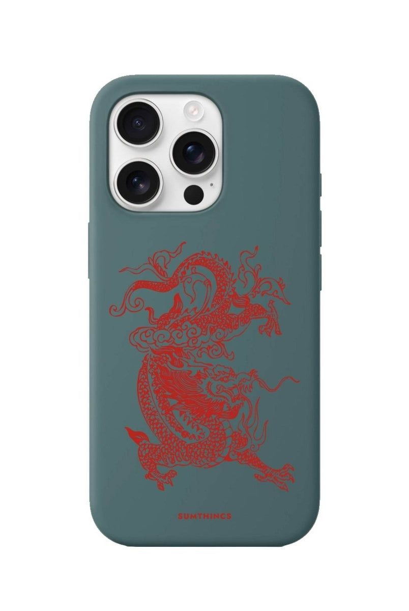 iPhone 16 Pro Dragon Premium Telefon Kılıfı Kaktüs Yeşili - SUMTHINCS