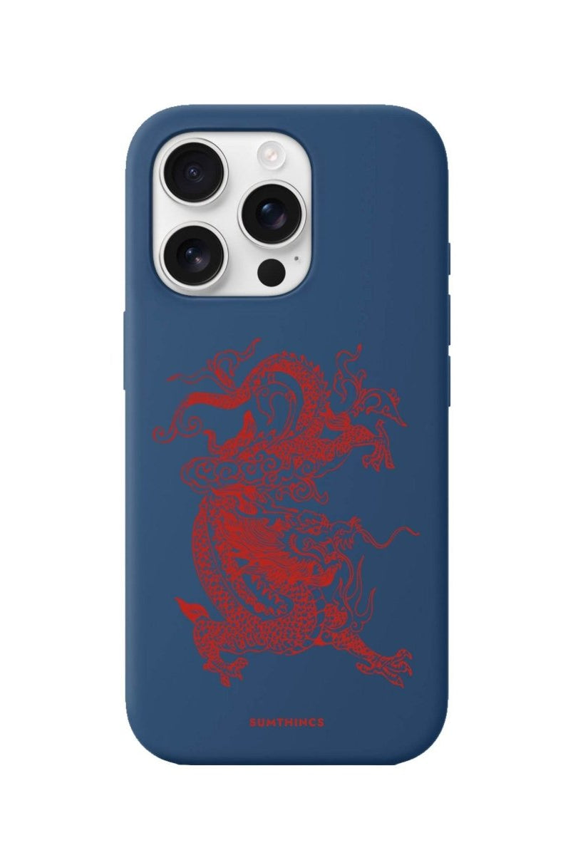iPhone 16 Pro Dragon Premium Telefon Kılıfı Pasifik Mavi - SUMTHINCS