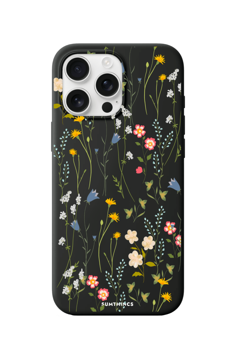 iPhone 16 Pro Eternal Garden Premium Telefon Kılıfı Siyah - SUMTHINCS