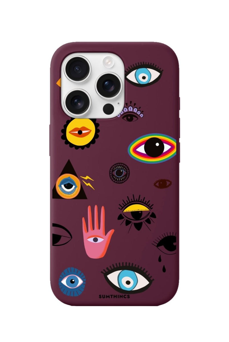 iPhone 16 Pro Eye Stickers Premium Telefon Kılıfı - SUMTHINCS