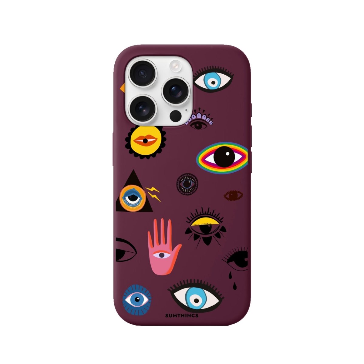 iPhone 16 Pro Eye Stickers Premium Telefon Kılıfı - SUMTHINCS