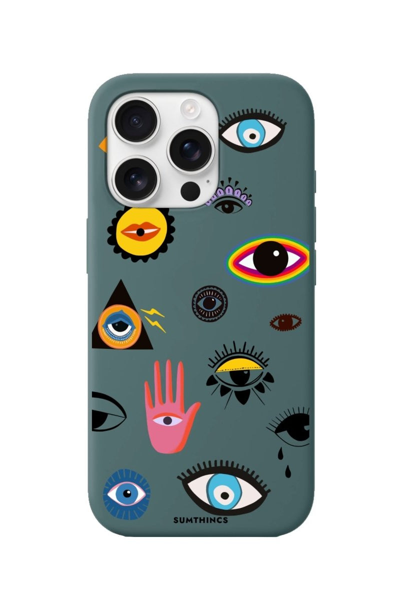 iPhone 16 Pro Eye Stickers Premium Telefon Kılıfı - SUMTHINCS