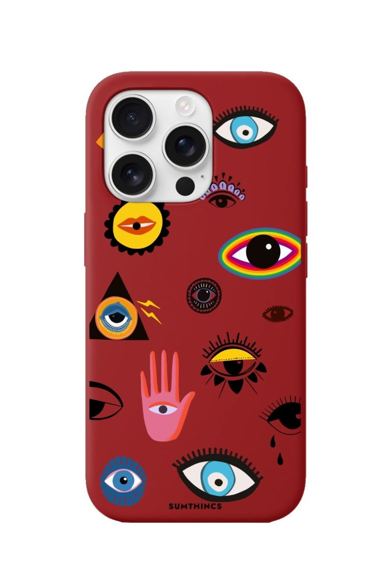 iPhone 16 Pro Eye Stickers Premium Telefon Kılıfı - SUMTHINCS