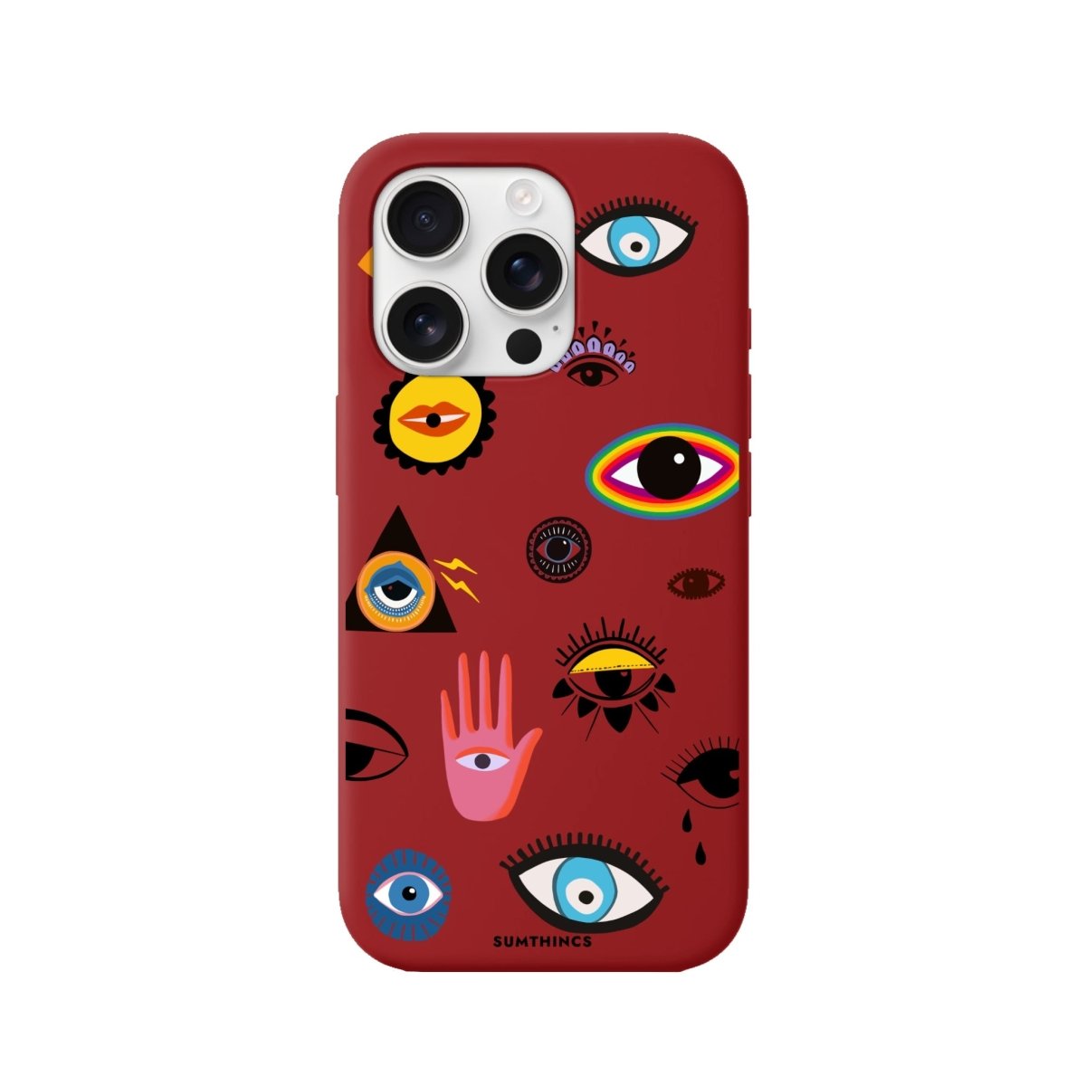iPhone 16 Pro Eye Stickers Premium Telefon Kılıfı - SUMTHINCS