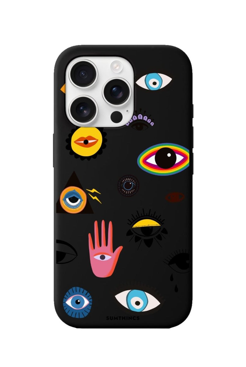 iPhone 16 Pro Eye Stickers Premium Telefon Kılıfı - SUMTHINCS