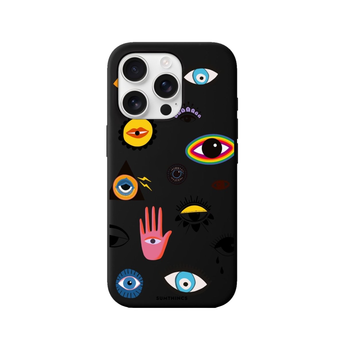 iPhone 16 Pro Eye Stickers Premium Telefon Kılıfı - SUMTHINCS