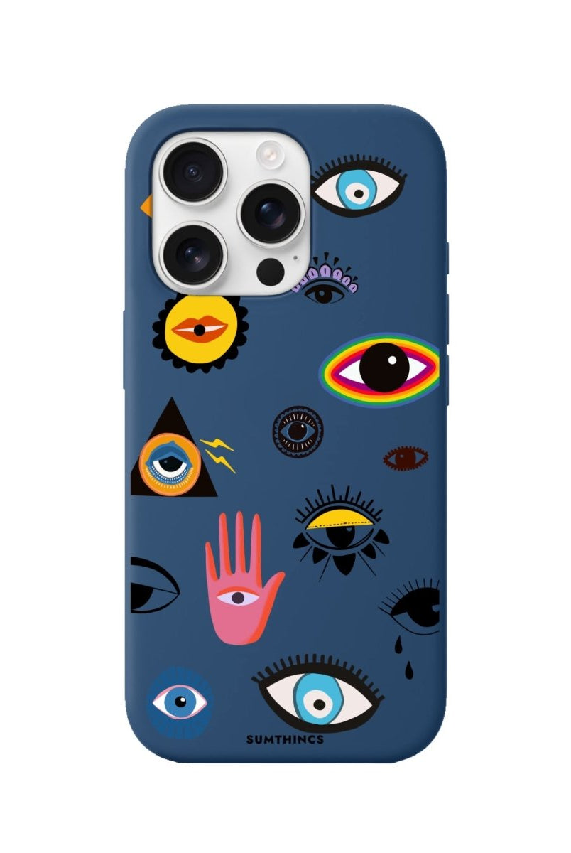 iPhone 16 Pro Eye Stickers Premium Telefon Kılıfı - SUMTHINCS