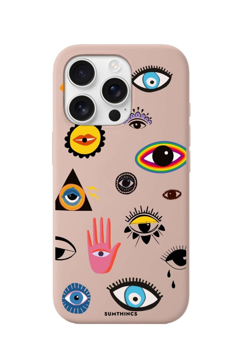 iPhone 16 Pro Eye Stickers Premium Telefon Kılıfı - SUMTHINCS