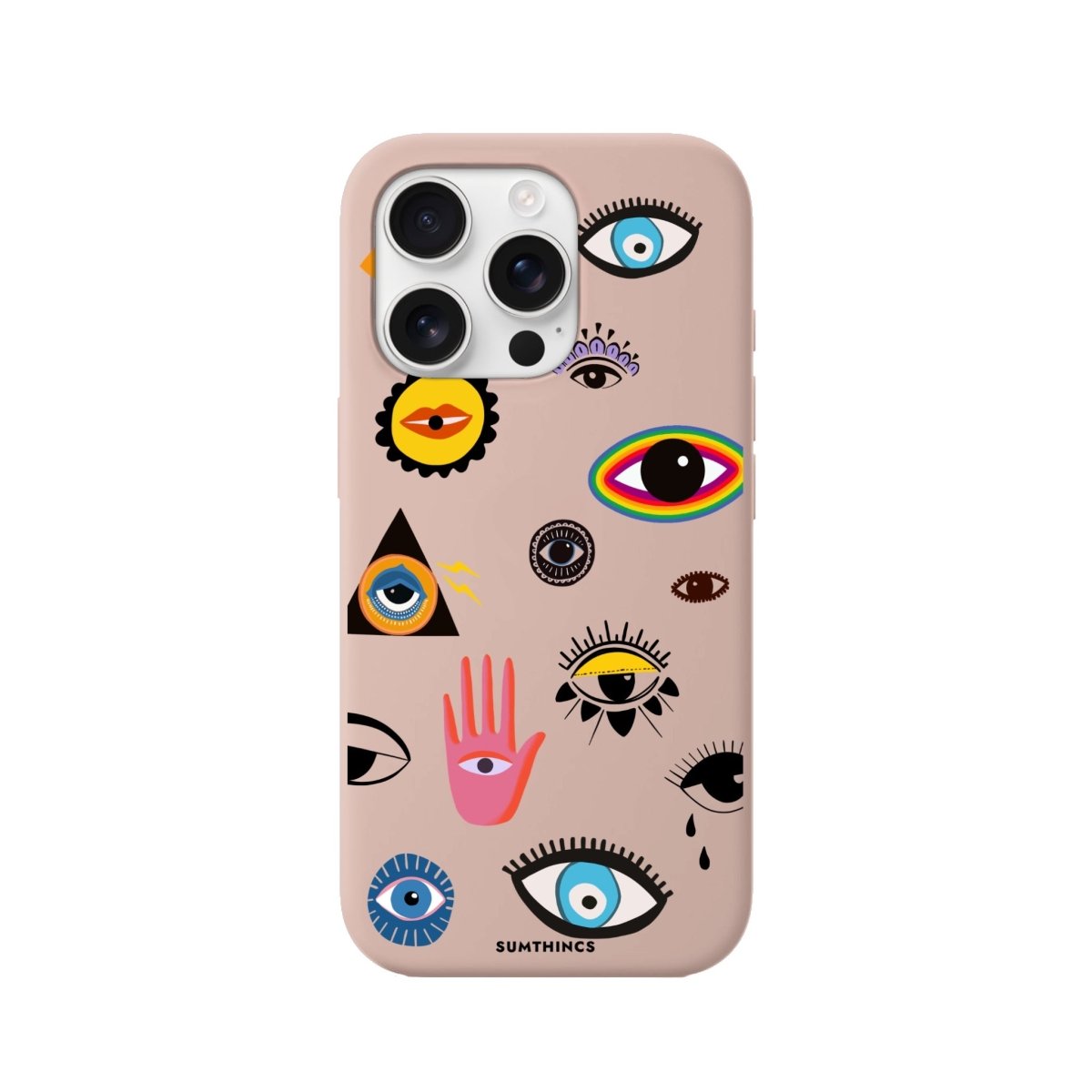 iPhone 16 Pro Eye Stickers Premium Telefon Kılıfı - SUMTHINCS