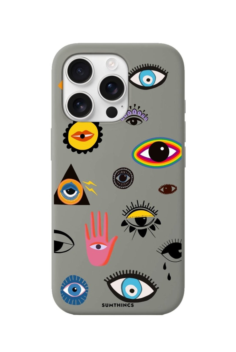 iPhone 16 Pro Eye Stickers Premium Telefon Kılıfı - SUMTHINCS
