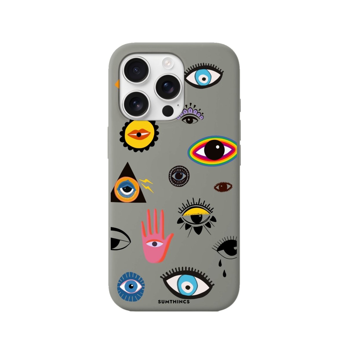 iPhone 16 Pro Eye Stickers Premium Telefon Kılıfı - SUMTHINCS