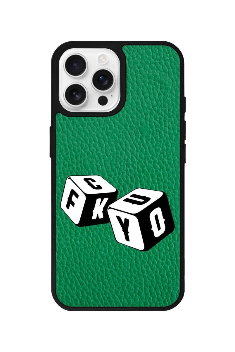 iPhone 16 Pro Fck You Leather Vegan Deri Telefon Kılıfı - SUMTHINCS