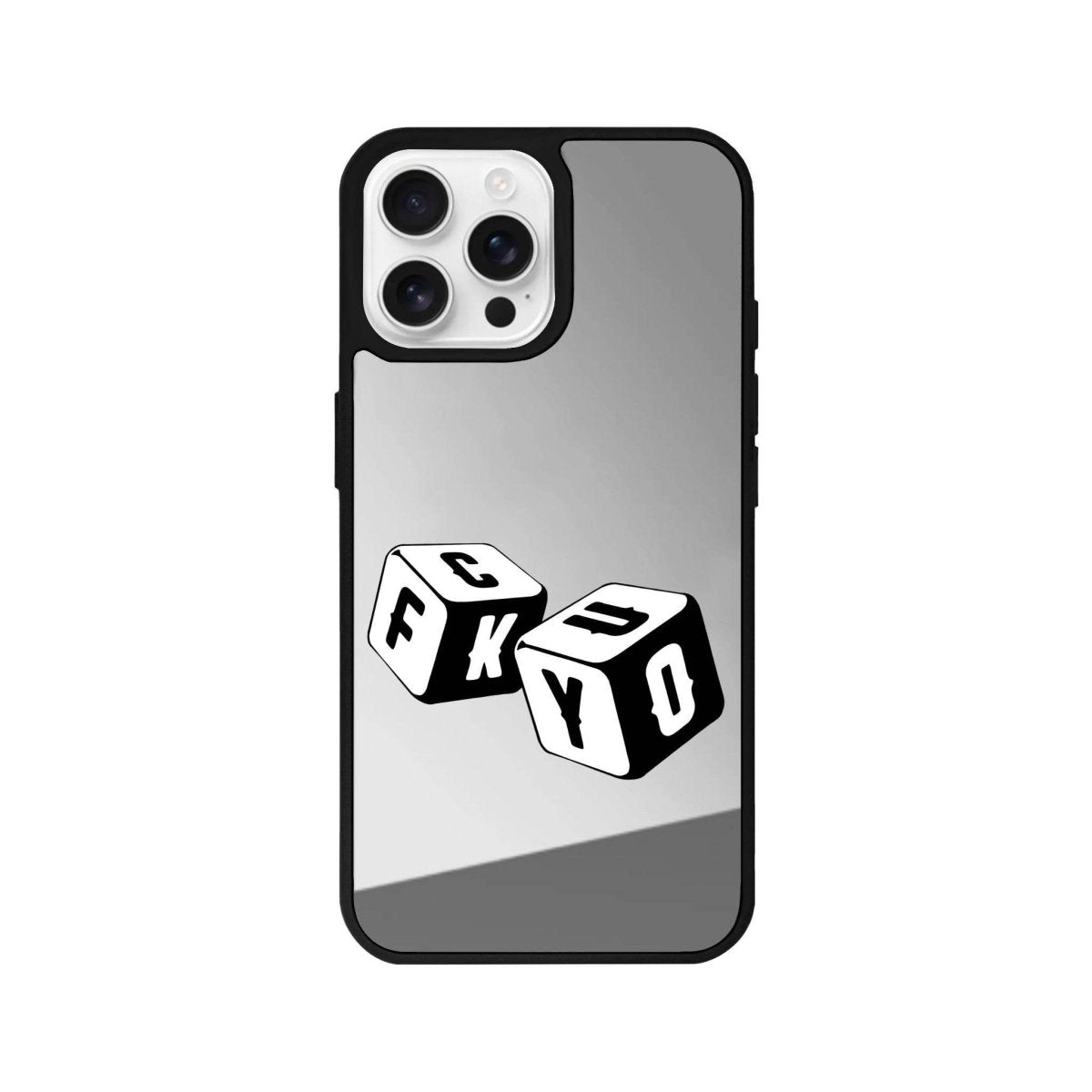 iPhone 16 Pro Fck You Mirror Aynalı Telefon Kılıfı - SUMTHINCS