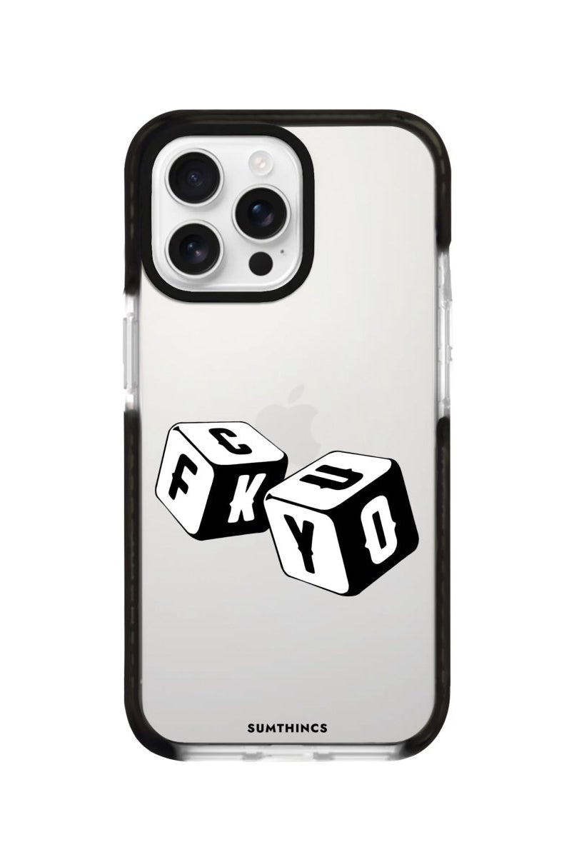iPhone 16 Pro Fck You Procase Şeffaf Telefon Kılıfı - SUMTHINCS