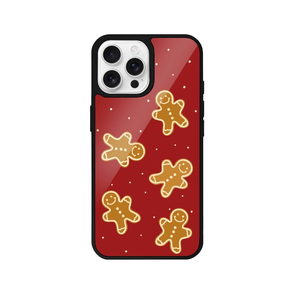 iPhone 16 Pro Gingerbread Man Glossy Cam Telefon Kılıfı - SUMTHINCS