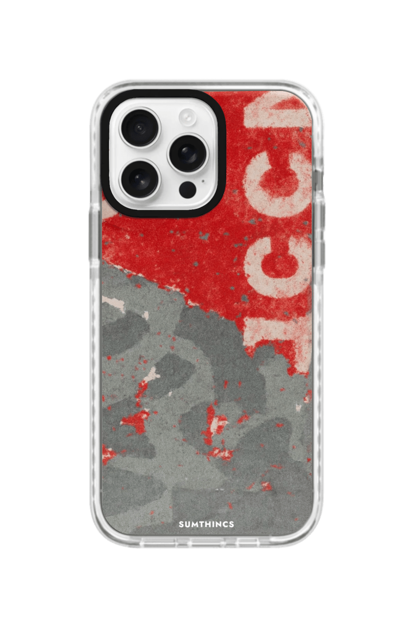 iPhone 16 Pro Graffiti Procase Şeffaf Telefon Kılıfı Beyaz Şeffaf - SUMTHINCS