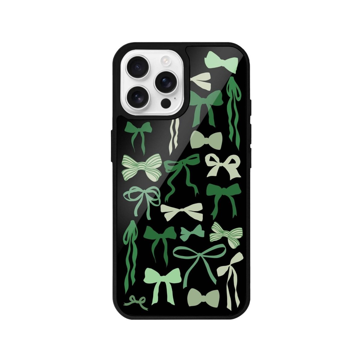 iPhone 16 Pro Green Garland Glossy Cam Telefon Kılıfı - SUMTHINCS